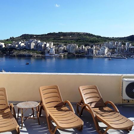 Bayview 2 Bedroom Seaview Apartment With Large Terrace With Panoramic Views - By Getawaysmalta 圣保罗湾城 外观 照片